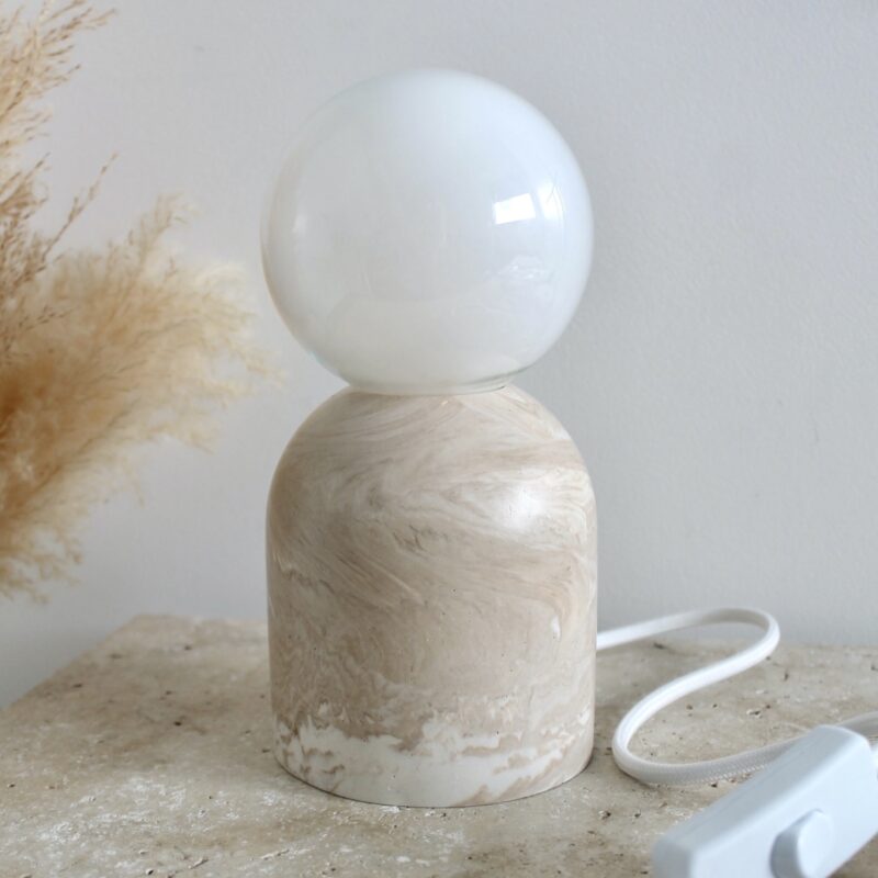 Lampe Luciole - Marbre beige