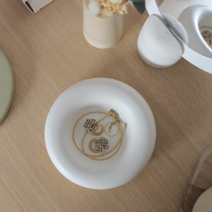 Vide-poche Donut - blanc