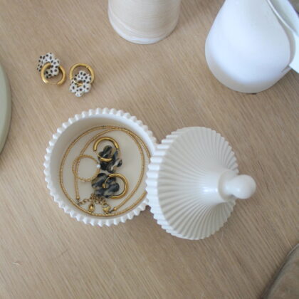 Boîte à bijoux - Crème