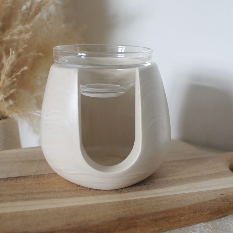 Brûle-parfum - Marbre beige – Image 2
