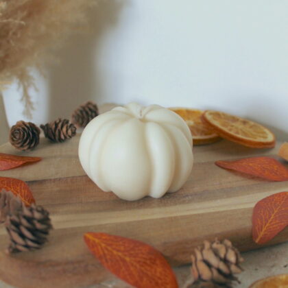 Automne - Bougie Citrouille n°1