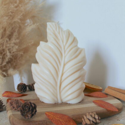 Automne - Bougie Feuille