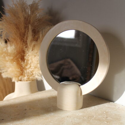 Miroir à poser Mia - marbre beige