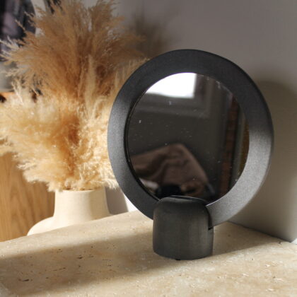 Miroir à poser Mia - granite noir