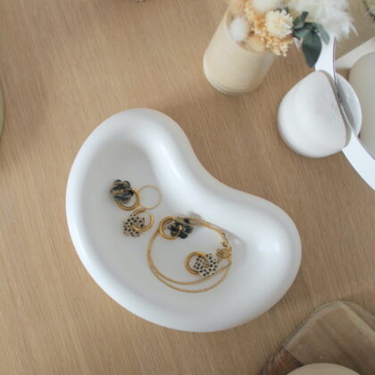 Vide-poche Luna - blanc