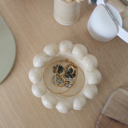 Vide-poche Baia - marbre beige