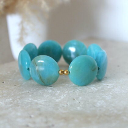 Bracelet Paola - Bleu turquoise