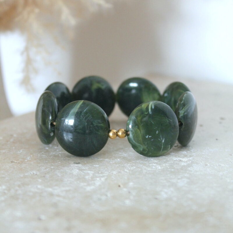 Bracelet Paola - Vert olive