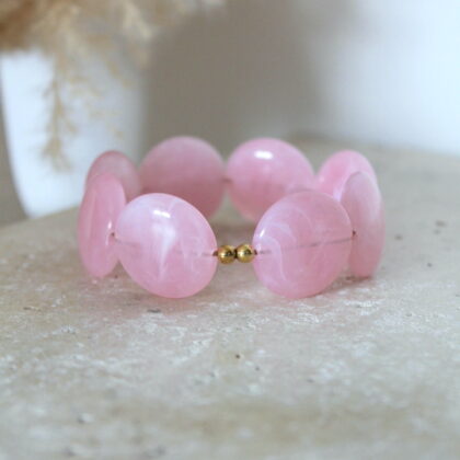 Bracelet Paola - Rose clair