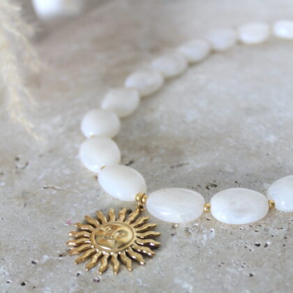 Collier Olivia - Ecru