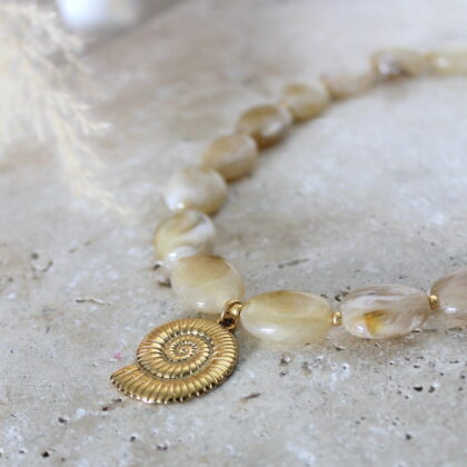 Collier Olivia - Beige