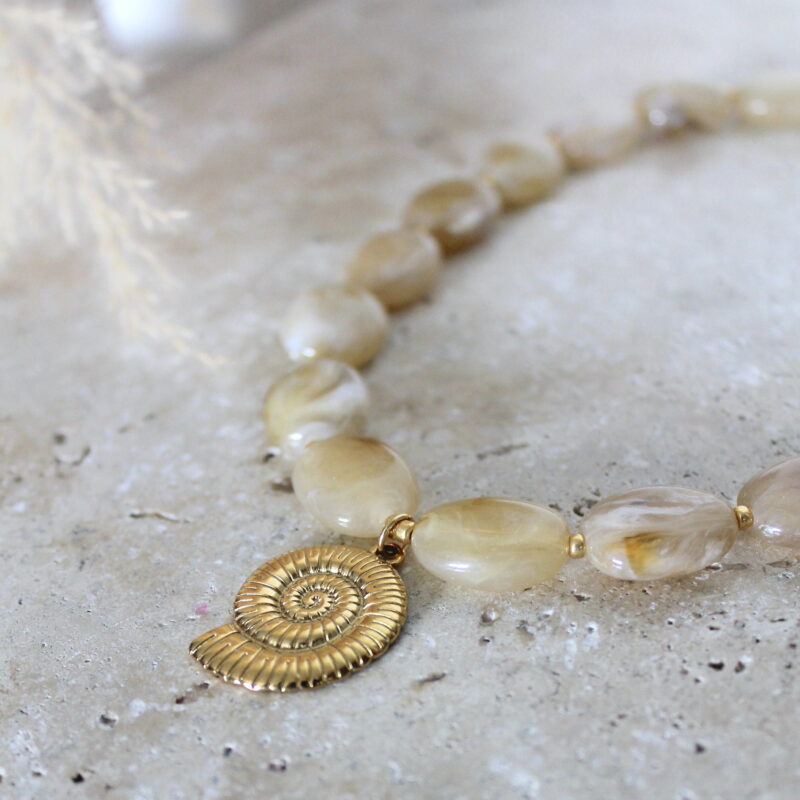 Collier Olivia - Beige