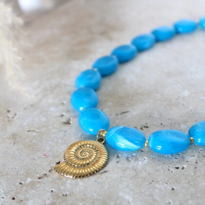 Collier Olivia - Bleu