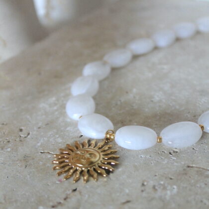 Collier Olivia - Blanc