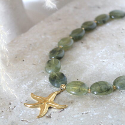 Collier Olivia - Vert