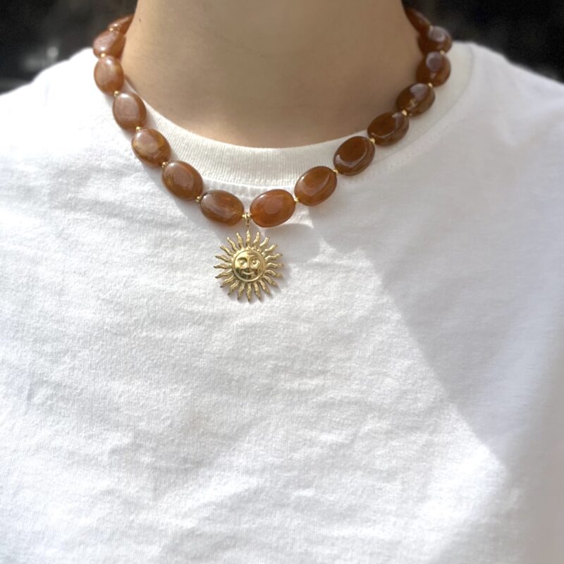 Collier Olivia - Vert olive – Image 6