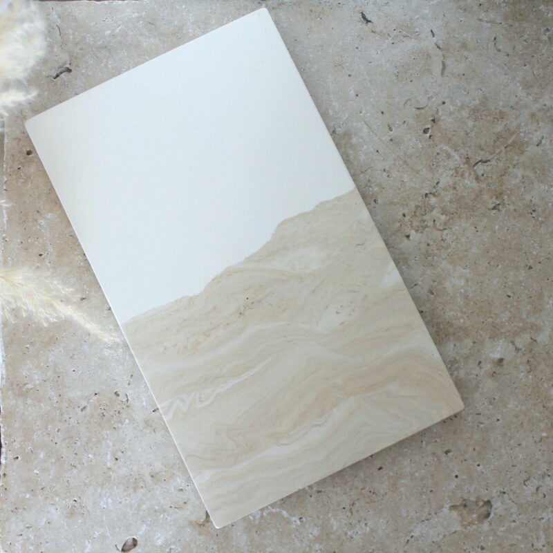 Plateau Kiara - Bicolore marbre beige – Image 2