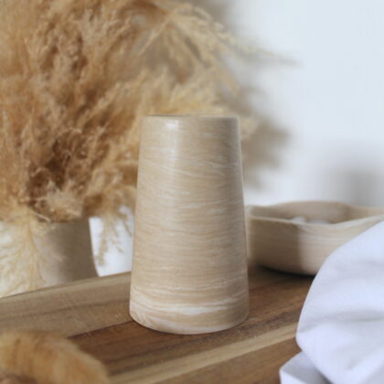 Mini Vase - marbre beige