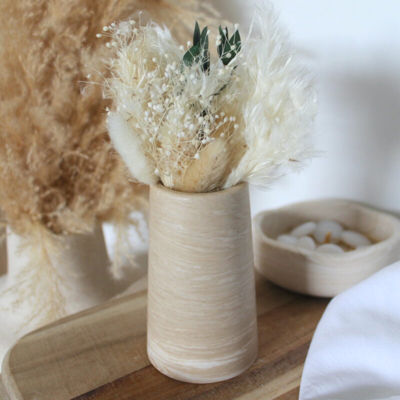 Mini Vase - marbre beige – Image 3