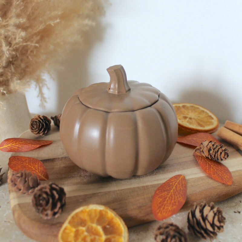 Automne - Bougie Citrouille, chocolat – Image 2