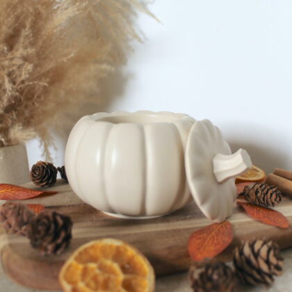 Automne - Boîte Citrouille, crème
