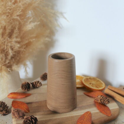 Automne - Mini Vase, marbre chocolat