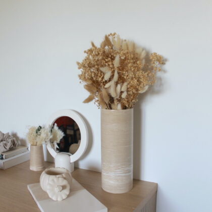 Vase Gora - Marbre beige