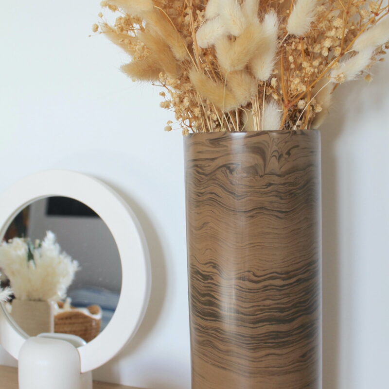 Vase Gora - Marbre chocolat – Image 2