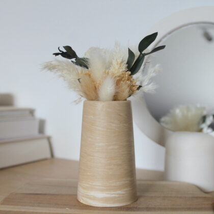 Mini Vase - marbre beige