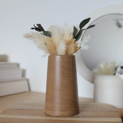 Mini Vase - marbre chocolat