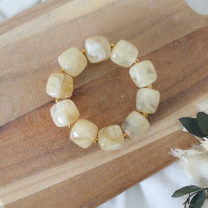 Bracelet Alma - Crème