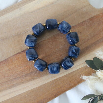 Bracelet Alma - Bleu marine