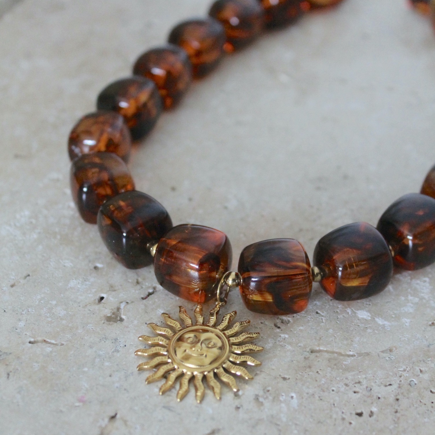 Collier Alma - Ambre