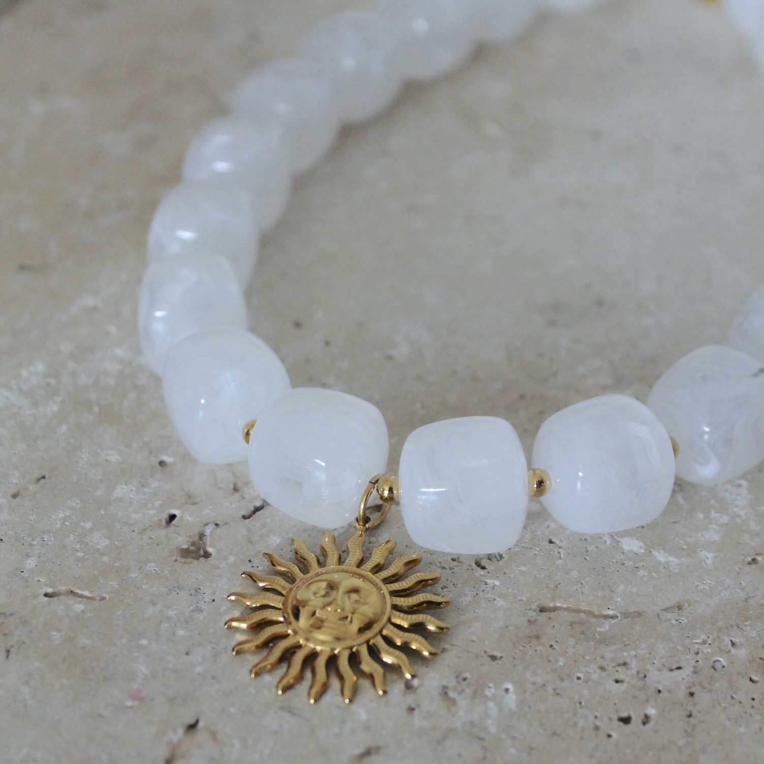 Collier Alma - Blanc