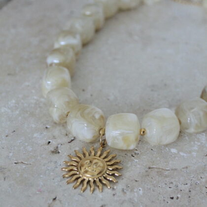 Collier Alma - Beige
