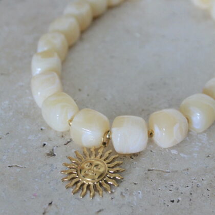 Collier Alma - Crème