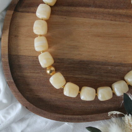 Collier Alma - Crème